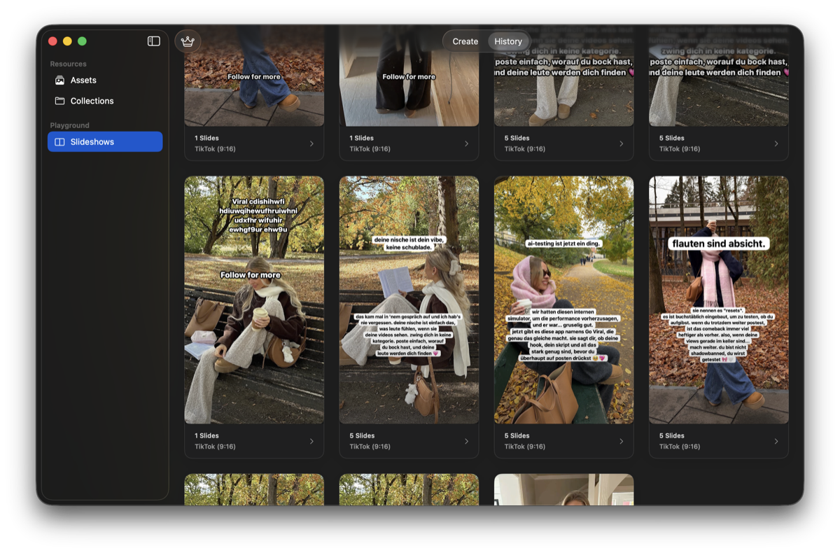 ReelPrinter App Interface